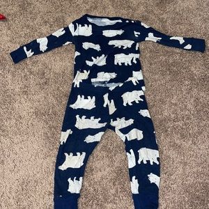 polar bear pajama set
